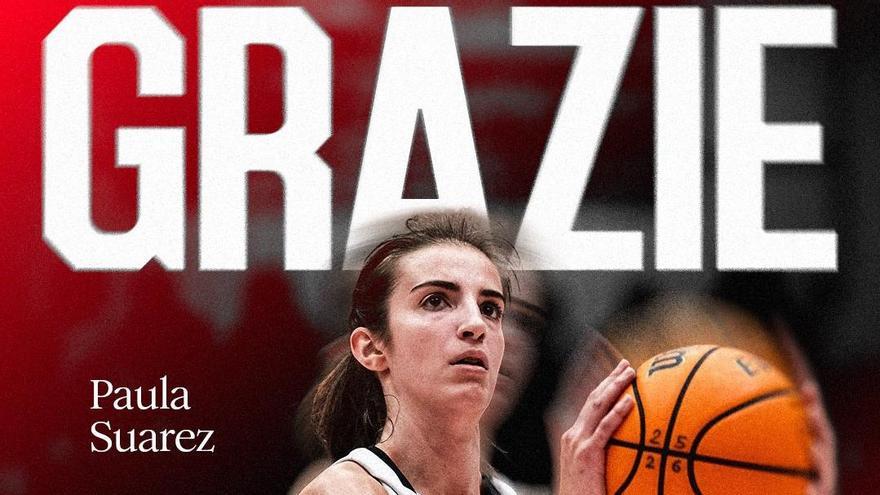 La navarra Paula Suárez no sigue en Italia y podría recalar 