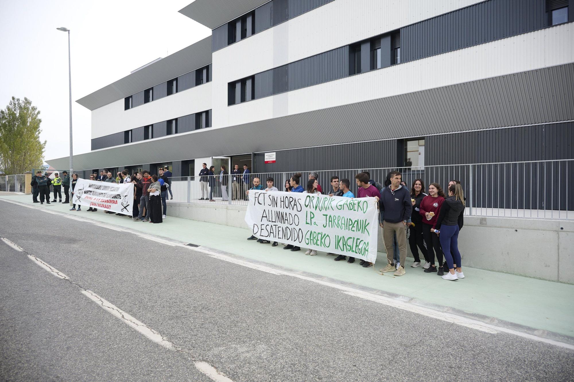 Fotos de la visita de la reina Letizia al CIP FP Lumbier IIP