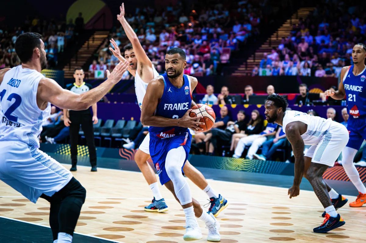 Luwawu Cabarrot, durante una de sus actuaciones del Eurobasket.
