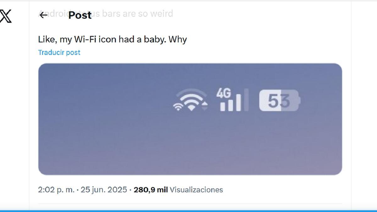 Así quedó informalmente bautizado el nuevo icono como 'baby wifi'. Así quedó informalmente bautizado el nuevo icono como 'baby wifi'.