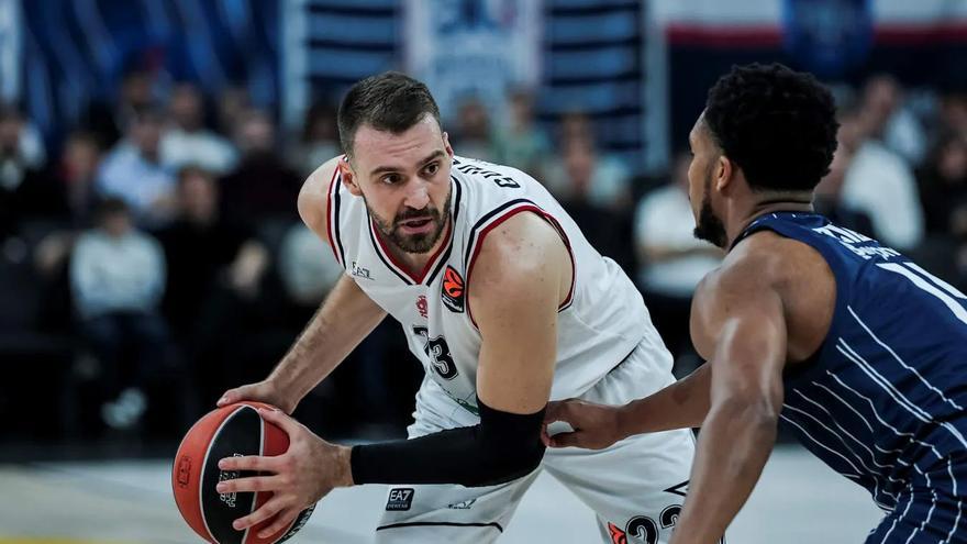 El Armani Milán pierde a Guduric y a Flaccadori para la visita al Kosner Baskonia