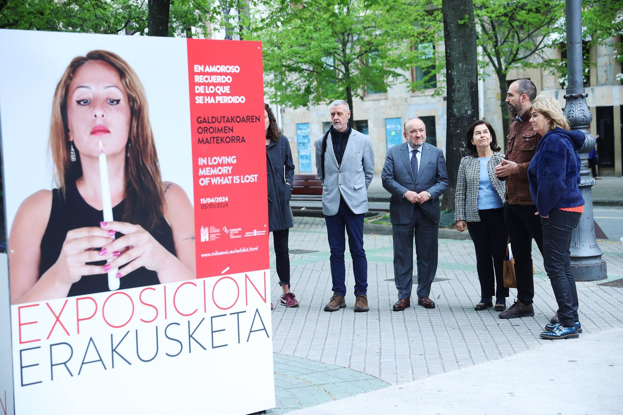 Exposición en Pamplona sobre los homenajes ciudadanos espontáneos a las víctimas de terrorismo en el mundo