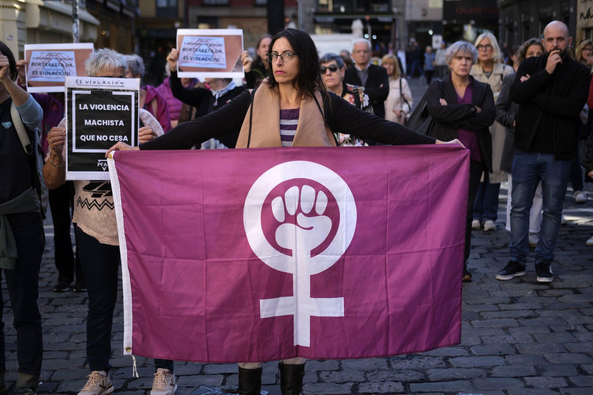 Pamplona rechaza la agresión sexual denunciada en la zona de la Carpa