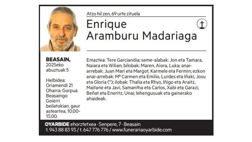 Enrique Aramburu Madariaga