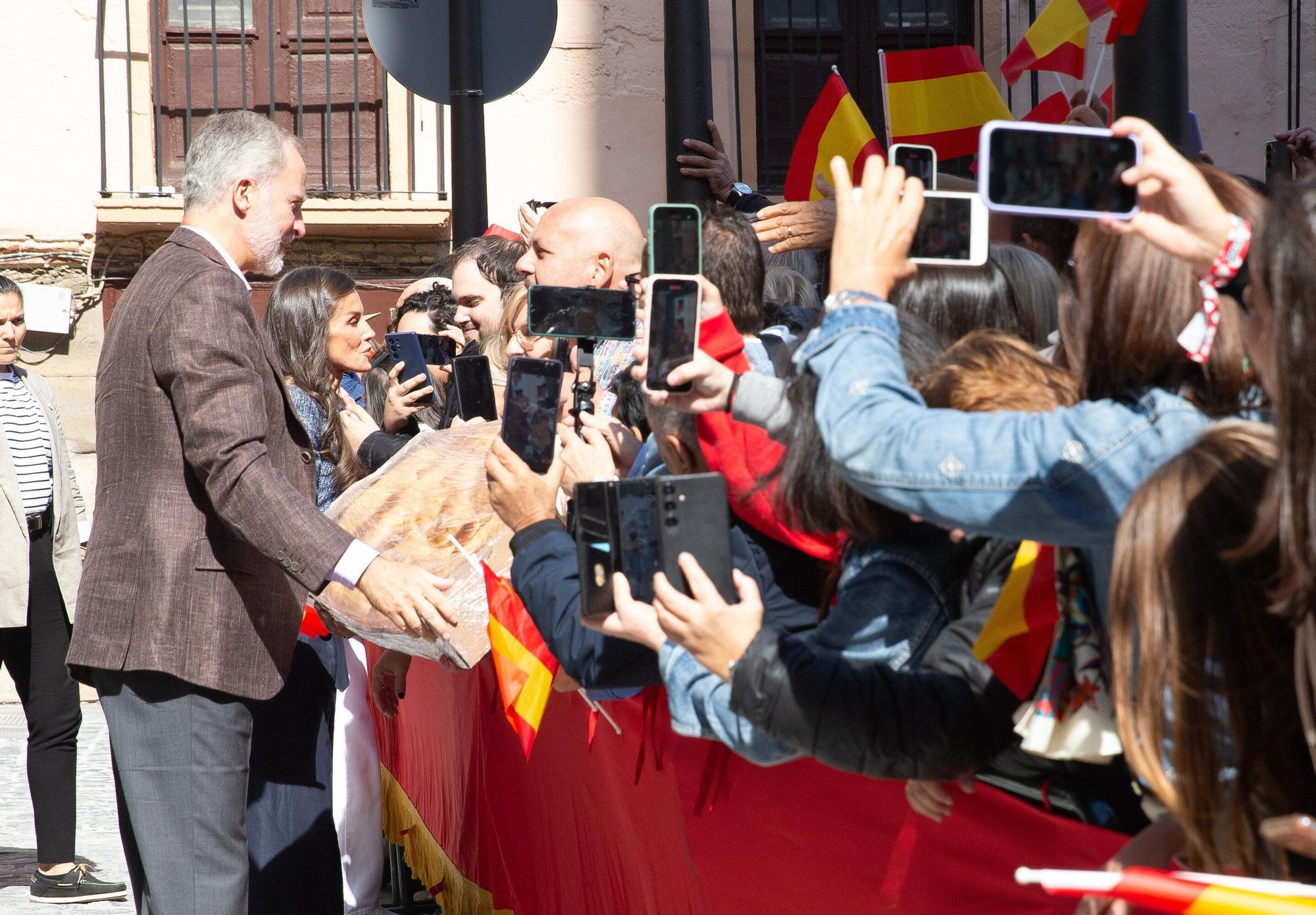 Fotos de la visita de los Reyes a Olite y Tudela