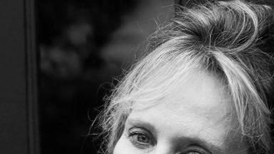 Siri Hustvedt, ayer en Barcelona.