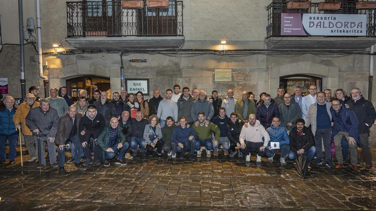 Acto centenario de la Peña Sport en Tafalla