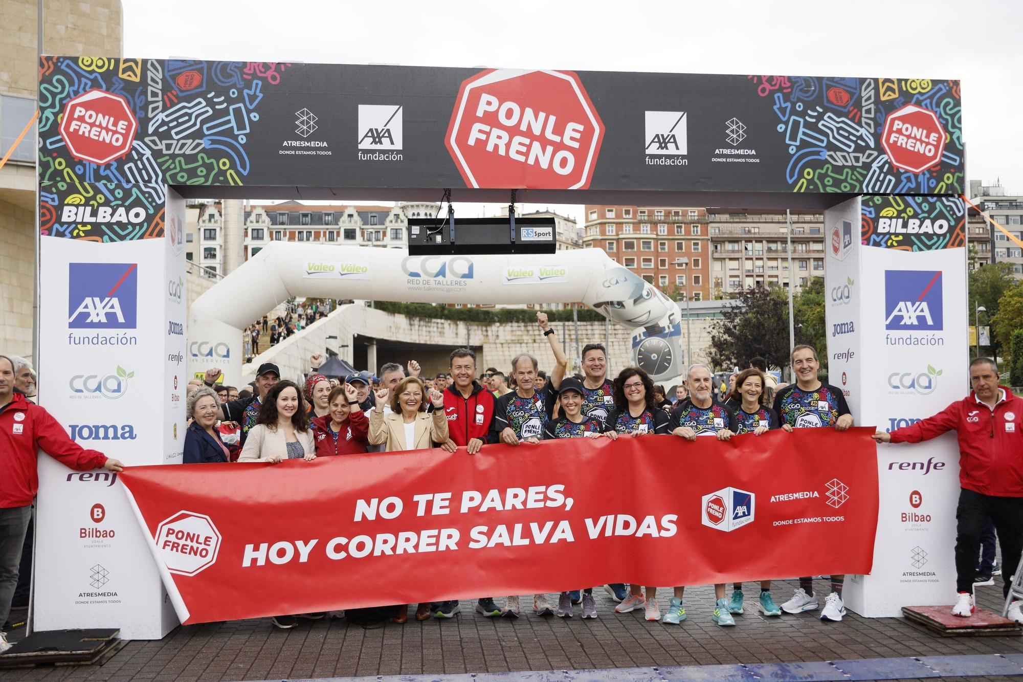 En imágenes: Bilbao corre por las víctimas de los accidentes de tráfico
