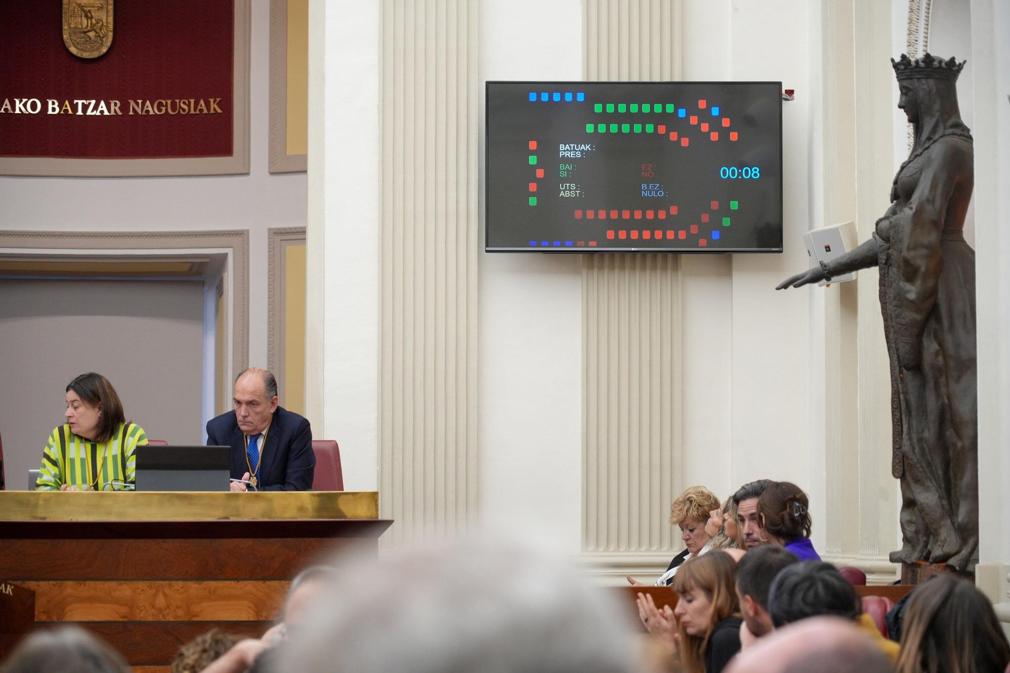 En imágenes: Pleno Tradicional de noviembre de Juntas Generales