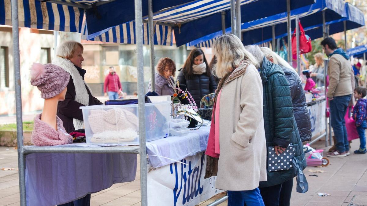 Mercadillo en San Martín.