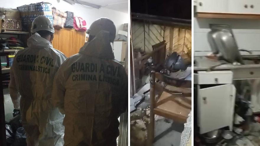 Explosión en Obanos: un herido grave, dos detenidos y 10 kilos de marihuana decomisados