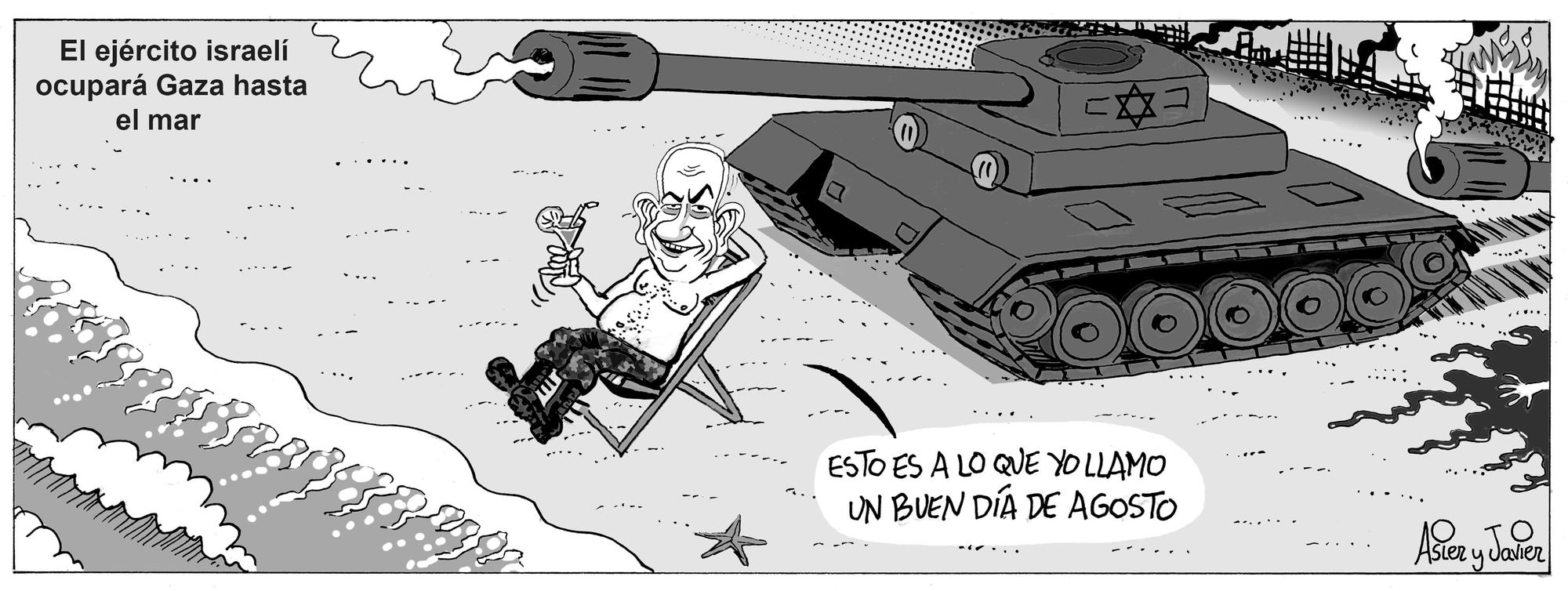 La tira de Asier y Javier del sábado 9 de agosto de 2025