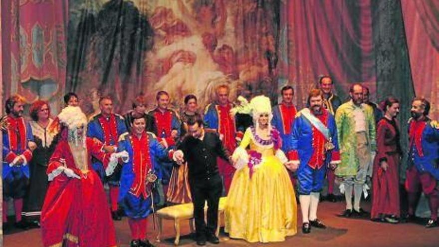 Los cantantes que actuaron en la Casa de Cultura de Caparroso.