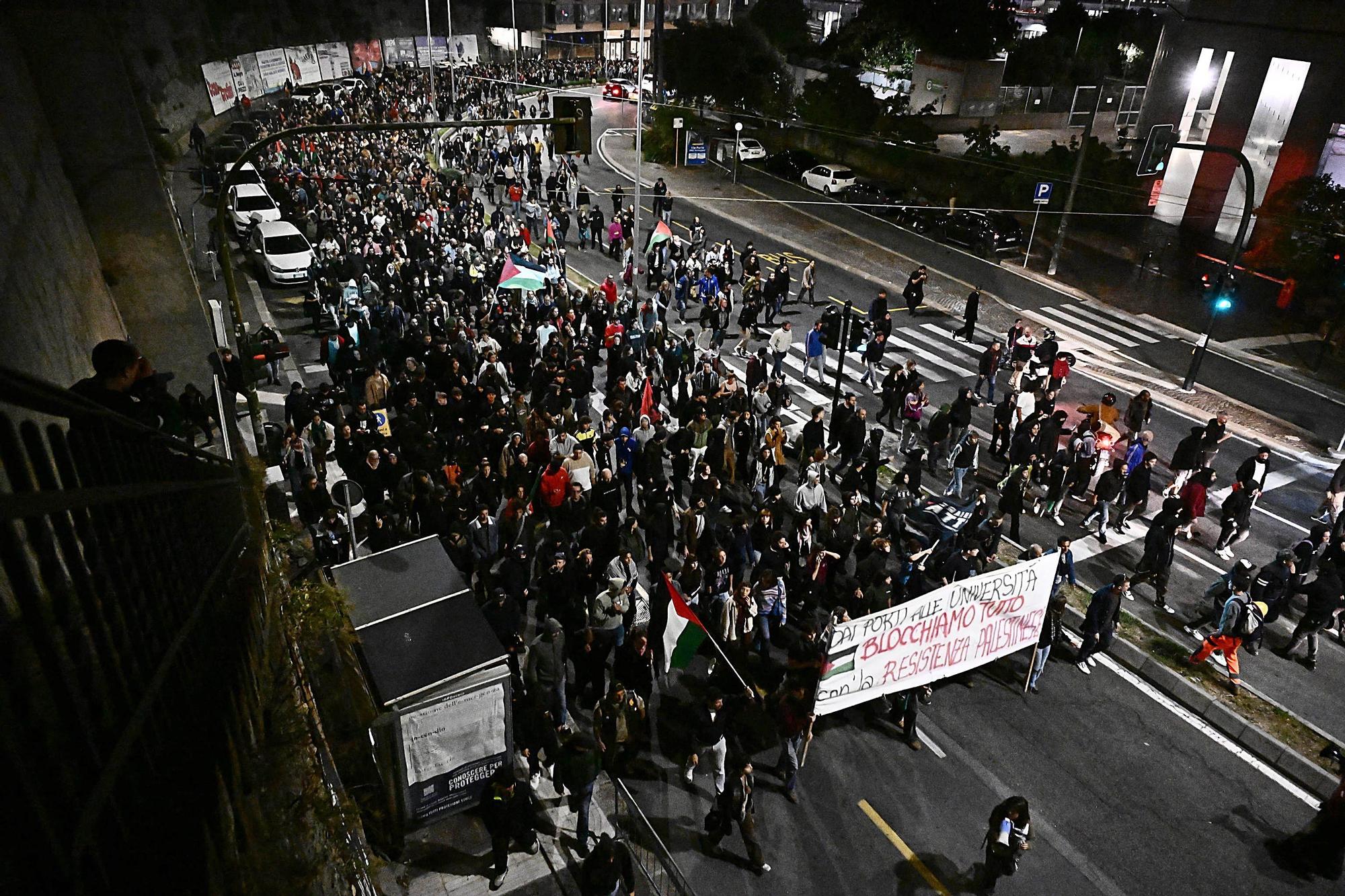 Protestas y disturbios tras la interceptación de la Flotilla Global Sumud