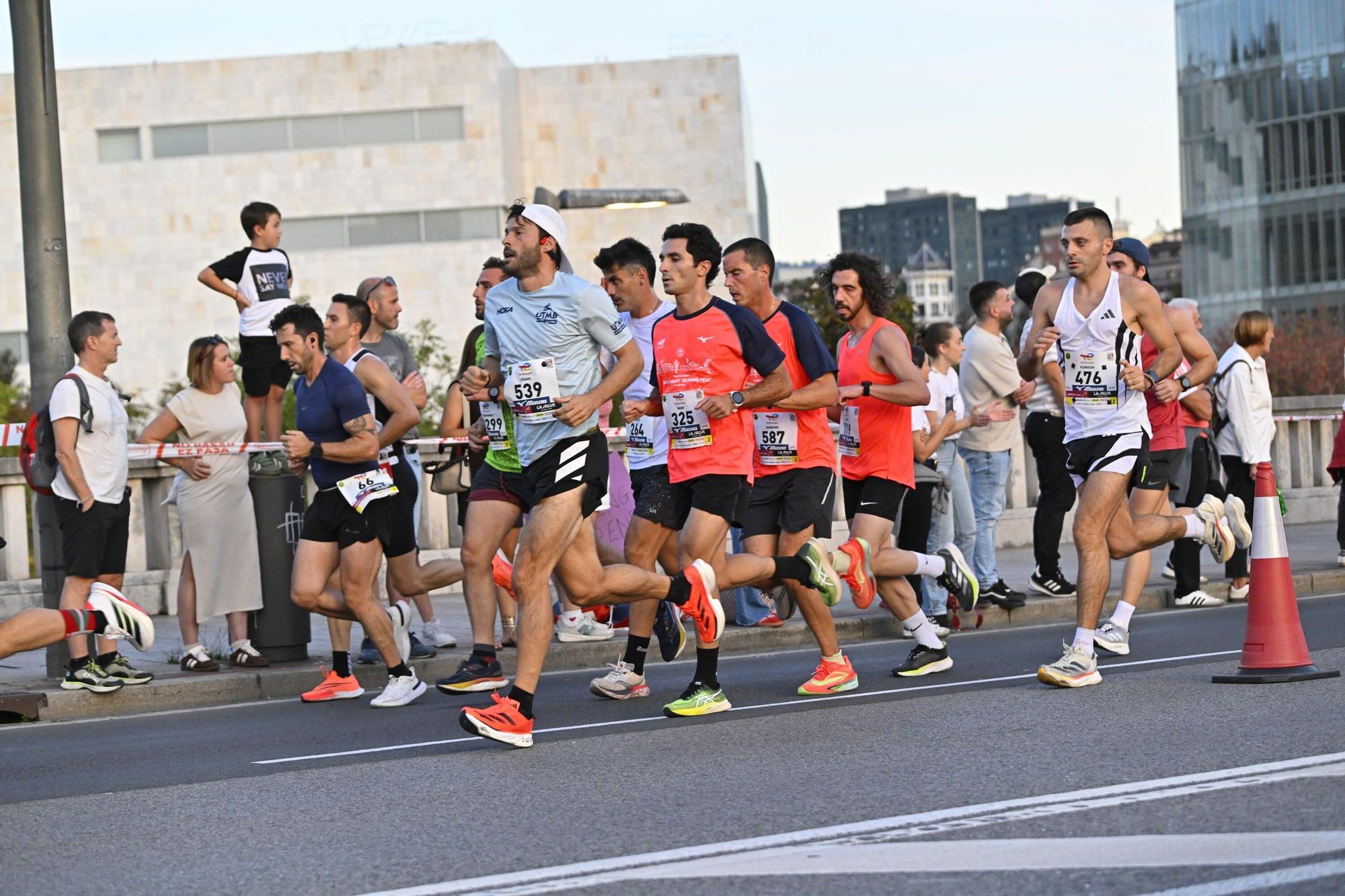 El Bilbao Night Marathon, en imágenes