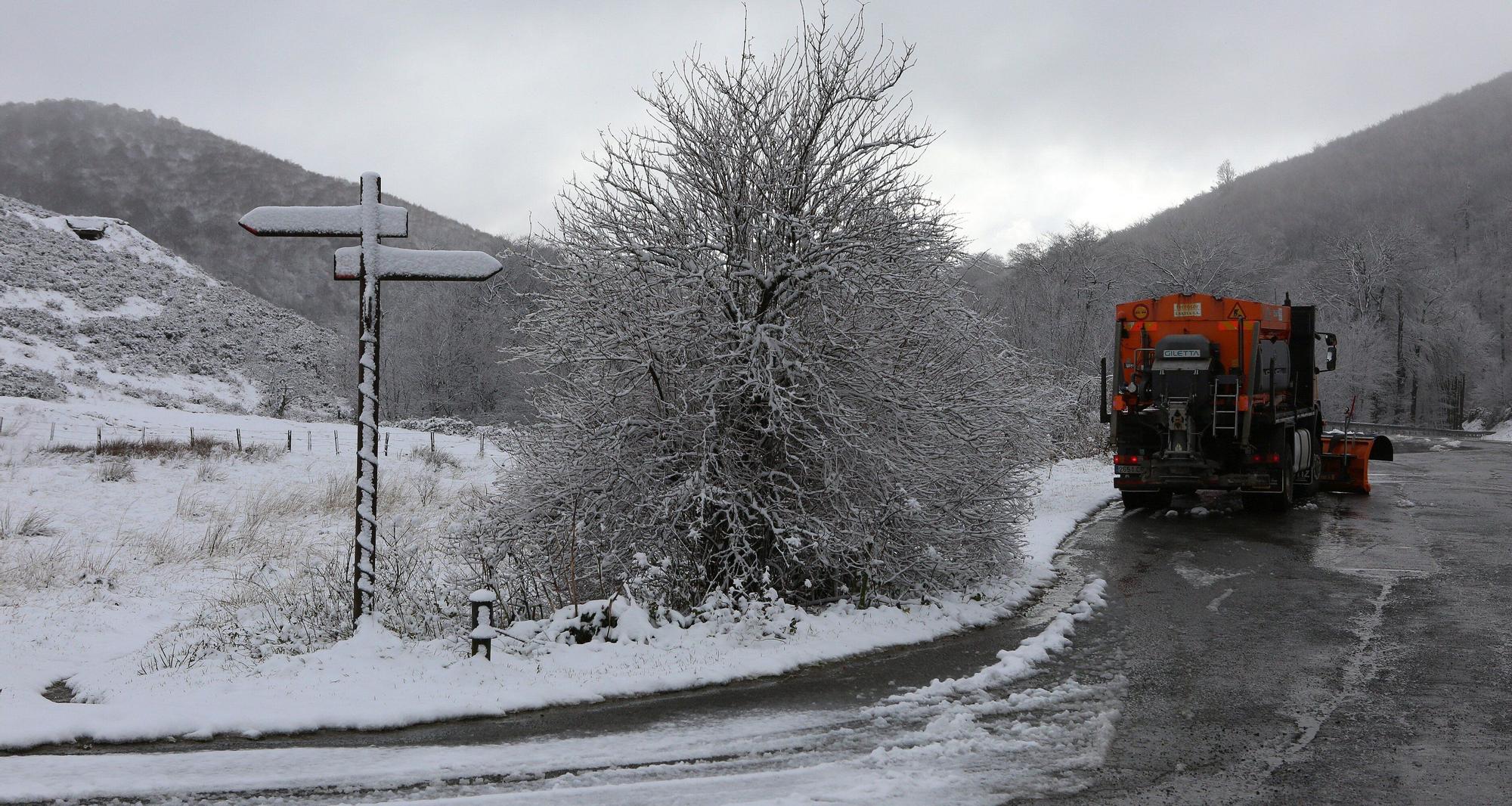 Fotos de la nieve en Navarra (20 de noviembre de 2025)