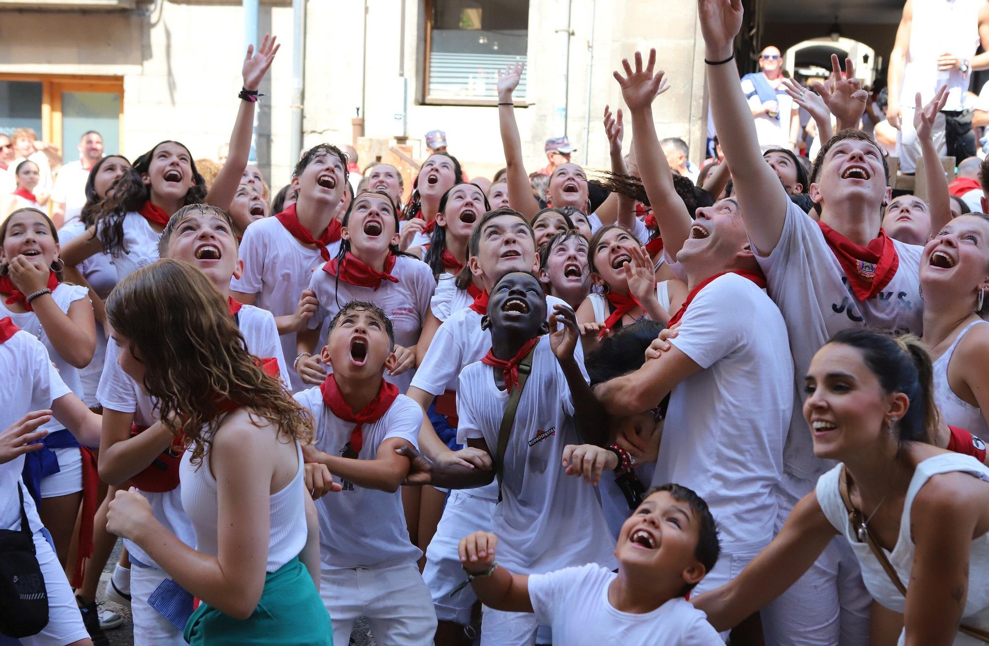 Fotos del chupinazo de Tafalla