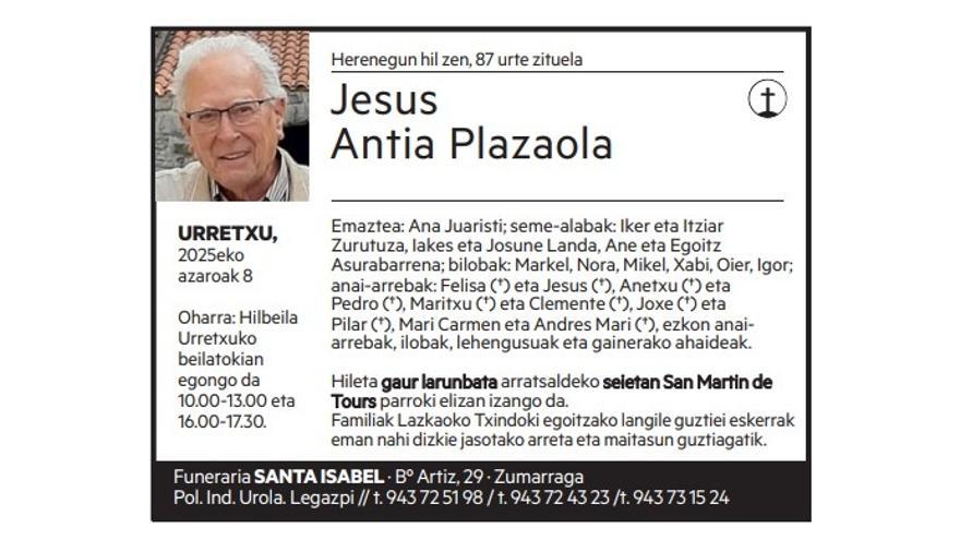 Jesus Antia Plazaola