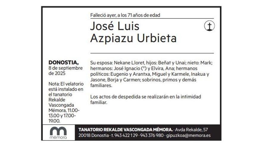 José Luis Azpiazu Urbieta