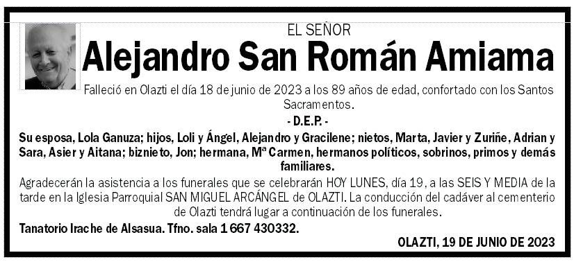 Alejandro San Román Amiama