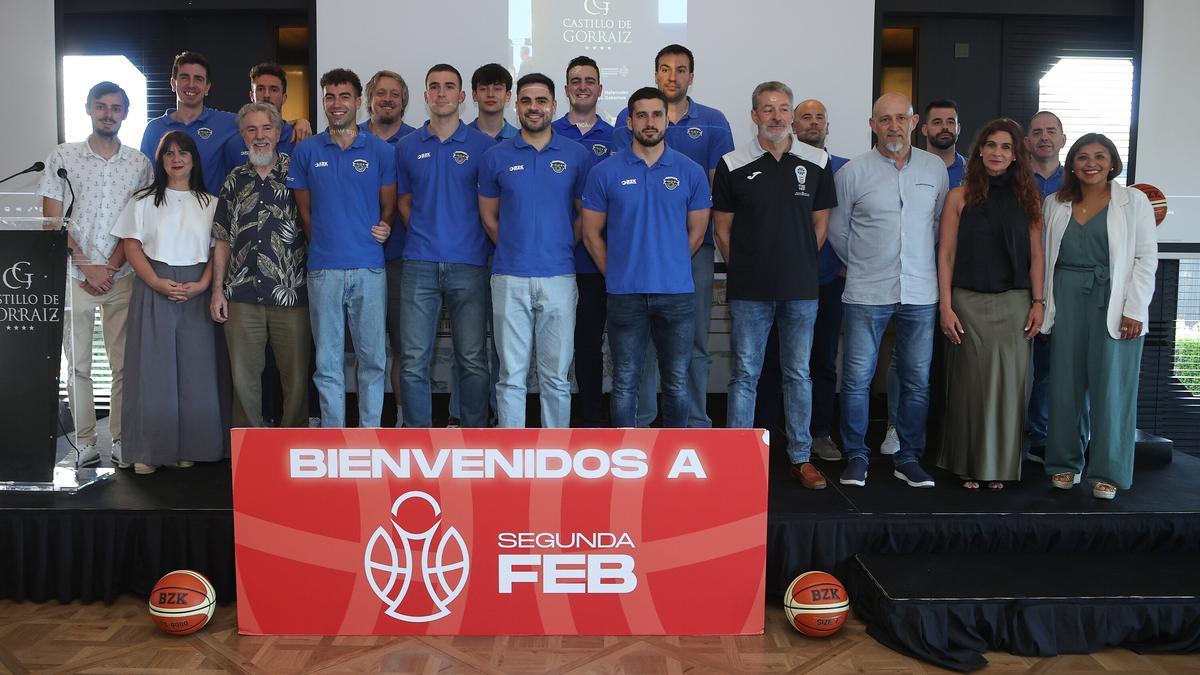 Rueda de prensa del Castillo de Gorraiz Valle de Egüés tras su ascenso a Segunda FEB de baloncesto.