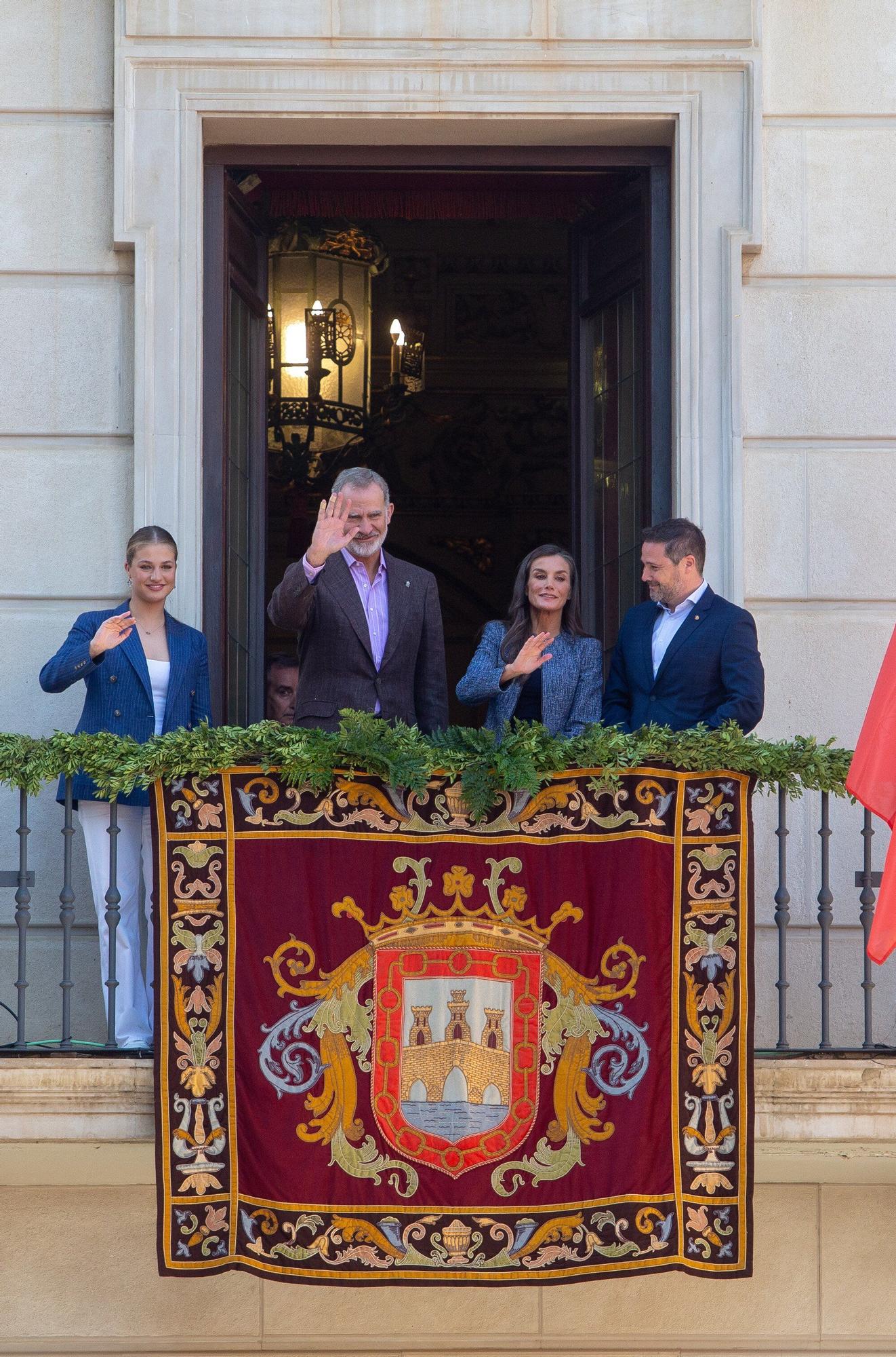 Fotos de la visita de los Reyes a Olite y Tudela