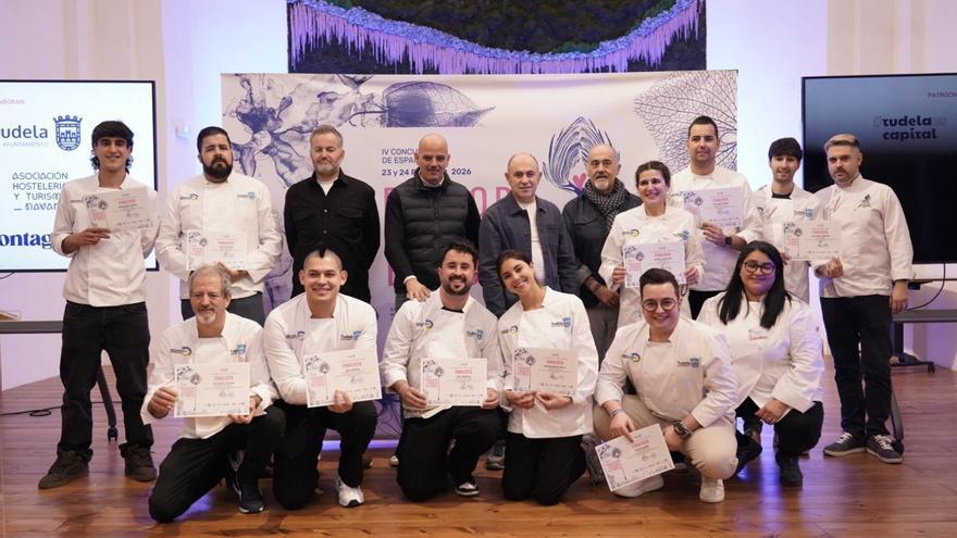 Cristina Massuh, del restaurante Caleña, de Ávila, ganadora del IV Concurso de España de Pincho de Verdura de Tudela