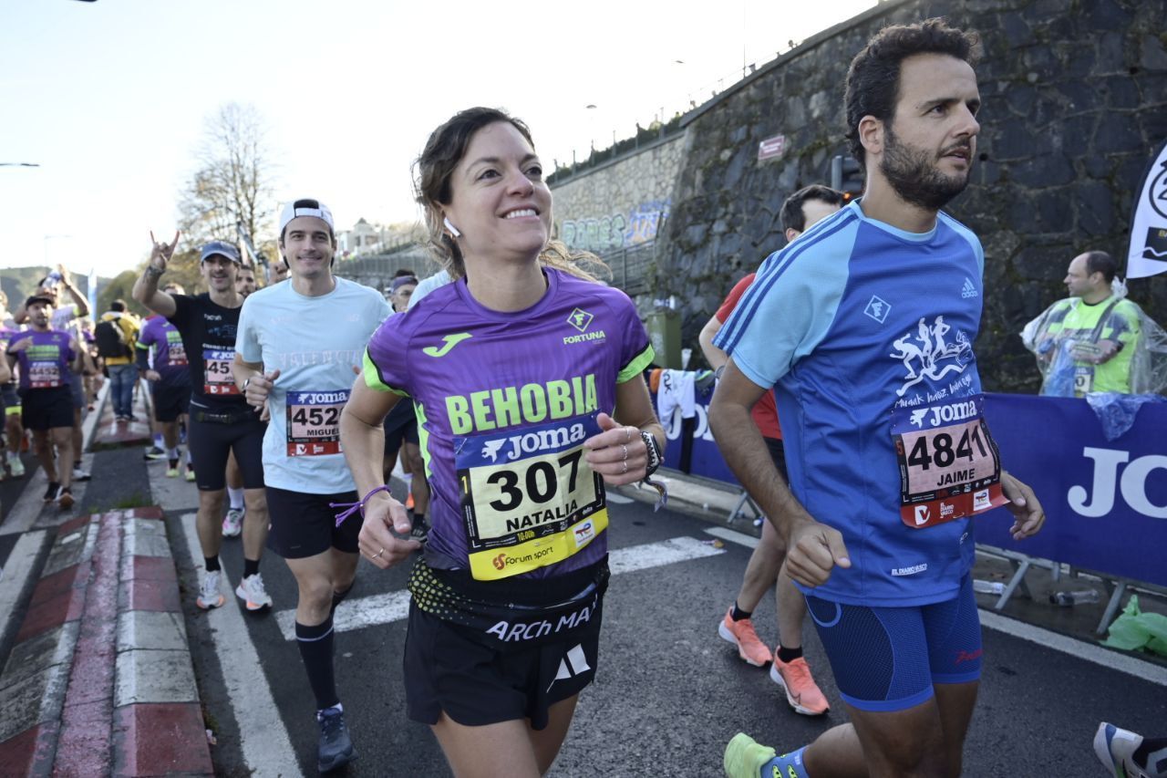 En imágenes: Ilusión y concentración en la salida de la Behobía- San Sebastían