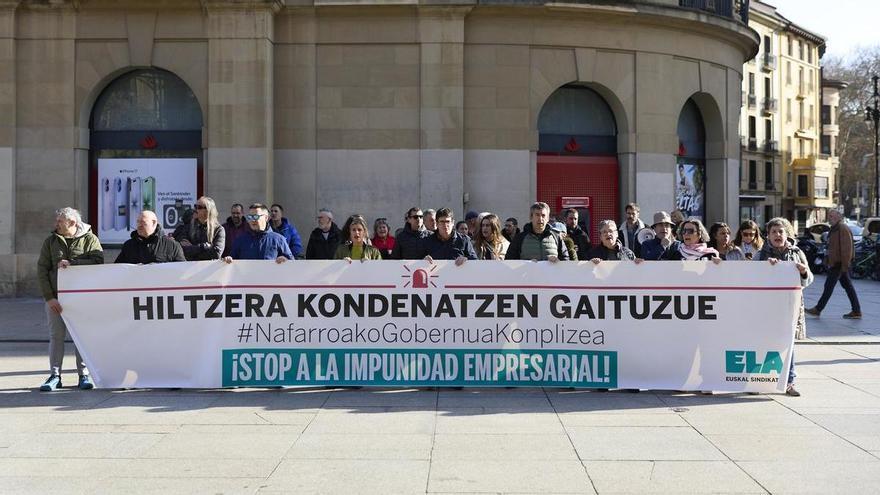 ELA se concentra para denunciar el accidente laboral mortal del Rocópolis de Berrioplano