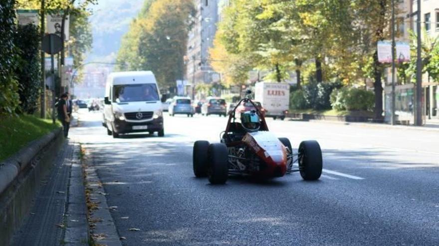 El monoplaza de Formula Student volverá a recorrer las calles de Bilbao