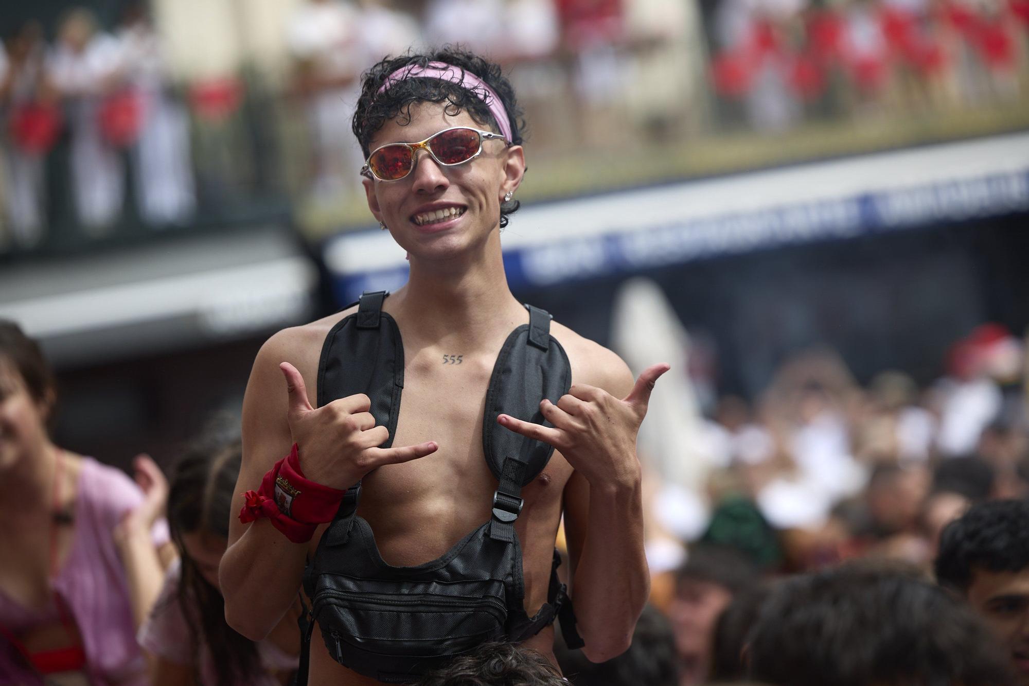 Fotos del cohete de las fiestas de Tudela 2025