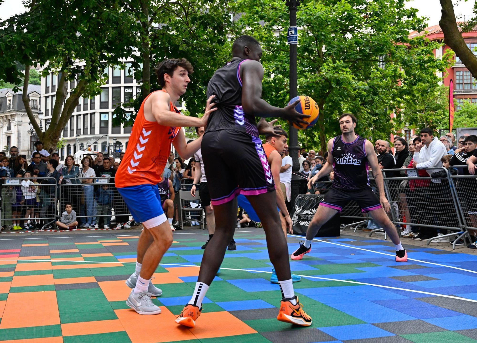 En imágenes: Bilbao se sube al carro del baloncesto 3x3