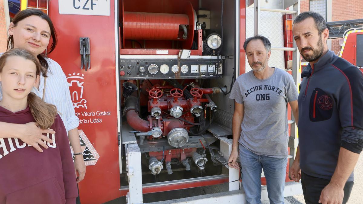 Vitoria envía camiones de bomberos a Ucrania