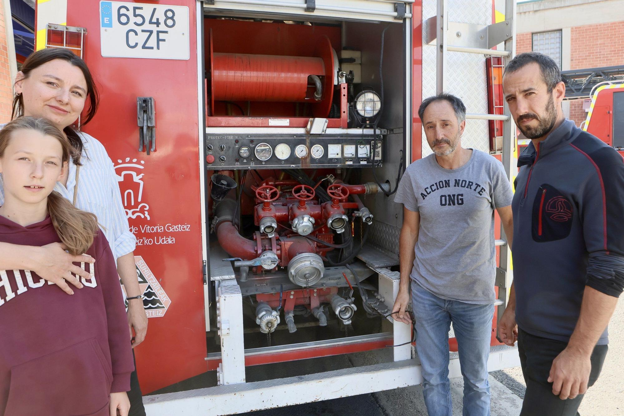 Vitoria envía camiones de bomberos a Ucrania