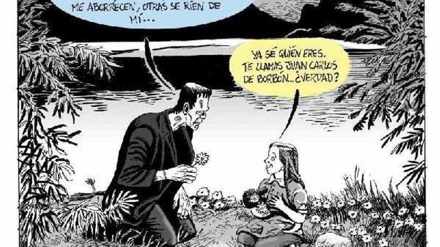 El rey pasa  por talleres