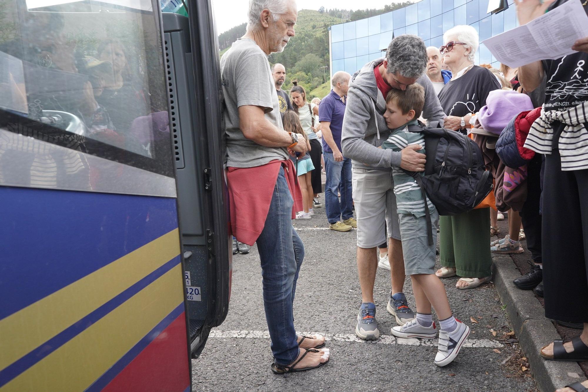 En imágenes: El regreso a Ucrania tras un verano maravilloso en Euskadi