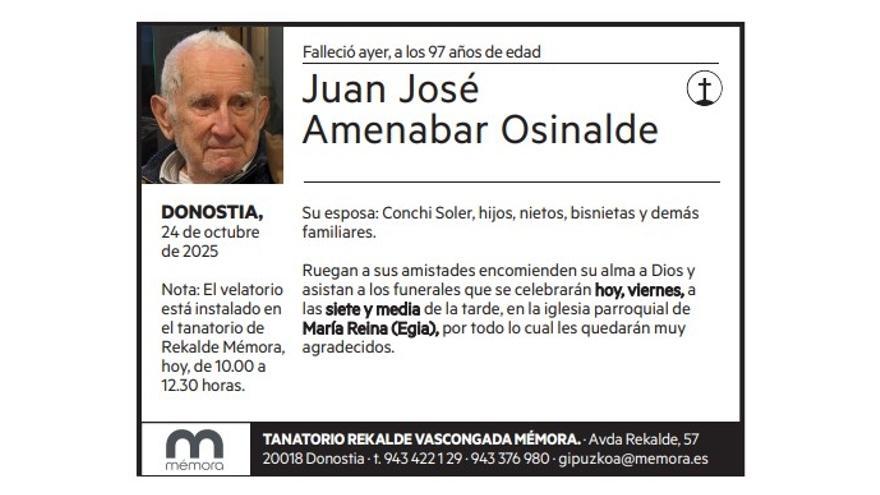 Juan José Amenabar Osinalde
