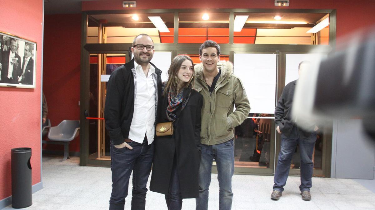 Mario Casas en su visita a Tudela en 2011 con &#039;A 3 metros sobre el cielo&#039;.