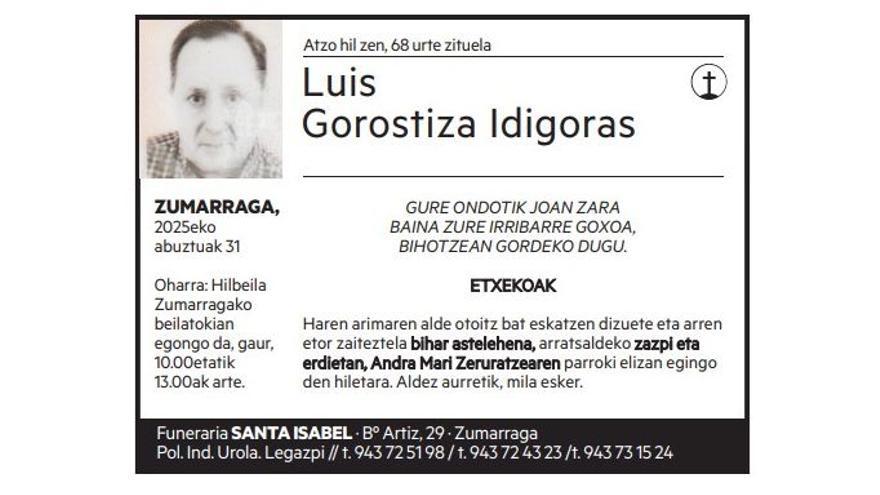 Luis Gorostiza Idígoras