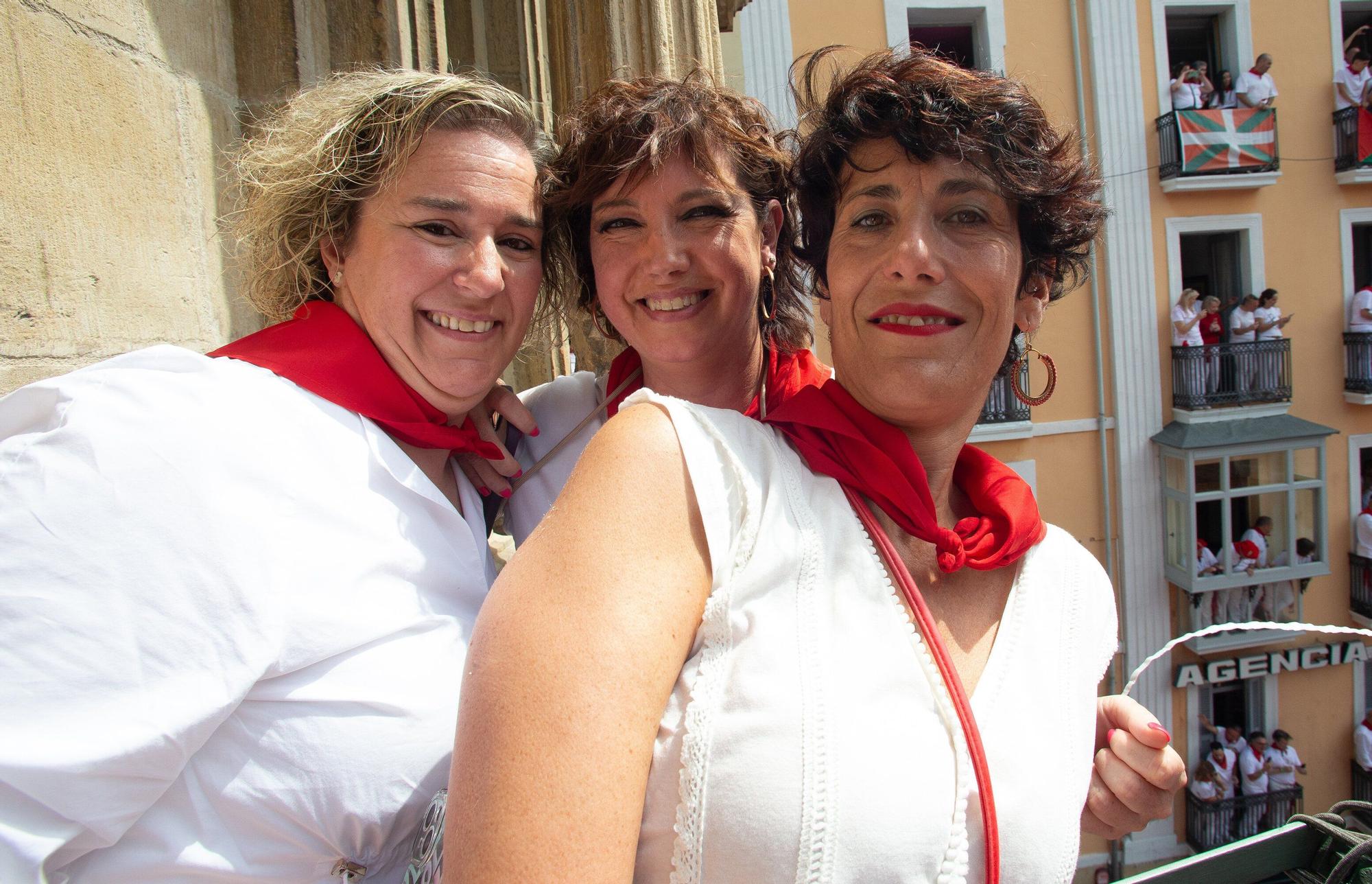 Fotos del  Chupinazo de San Fermín 2025 en Pamplona: ¡La fiesta más internacional se enciende con un grito solidario por Palestina!