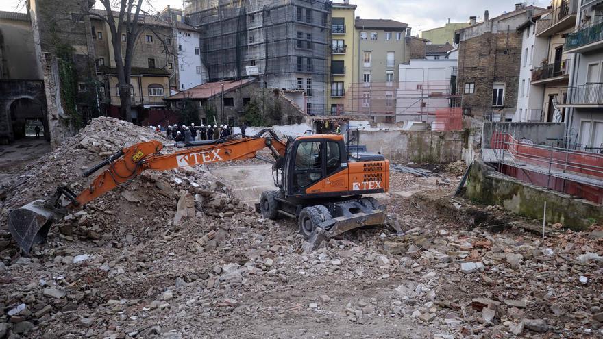 Pamplona paraliza el proyecto de Navarrería mientras se estudian los restos históricos