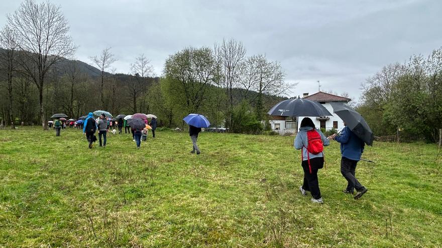 Lemoa plantará 20 ejemplares de roble en el nuevo parque Kamane