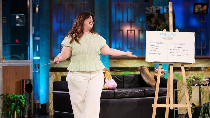 El aplaudido speech de Lalachus en 'La Revuelta' sobre la menstruación con el que se ha llevado la ovación del público