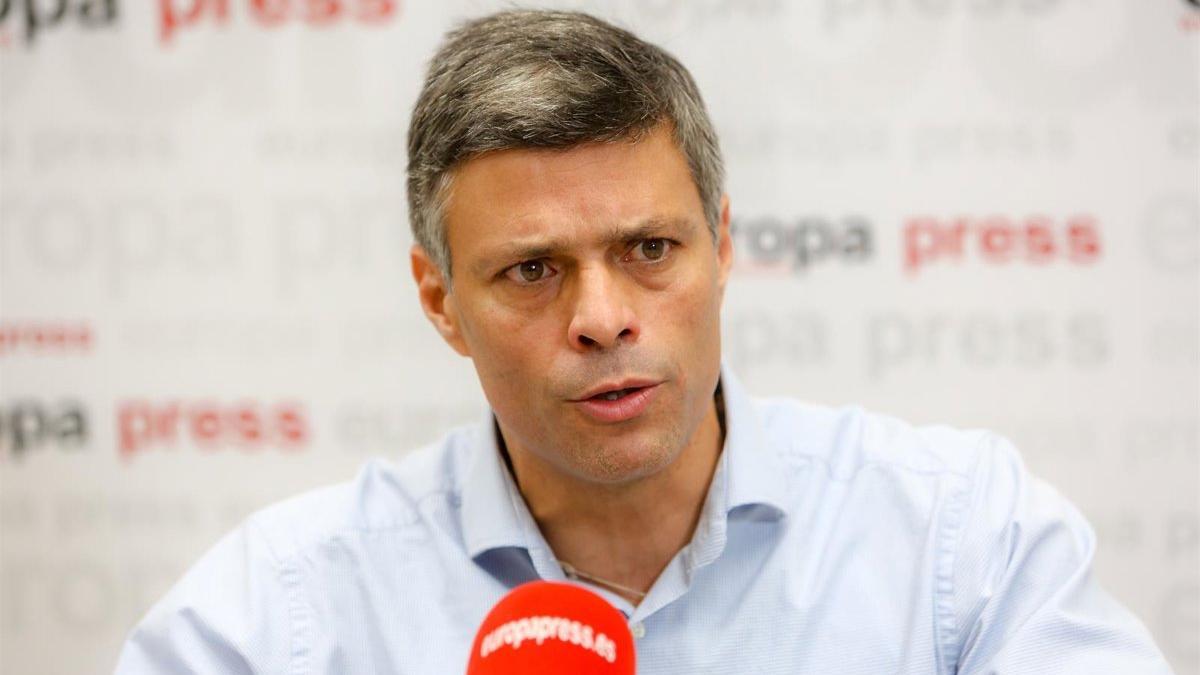 El opositor venezolano Leopoldo López El opositor venezolano Leopoldo López