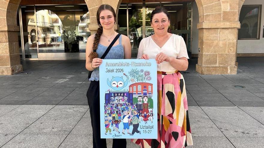 Lua Buron convierte la memoria de los mayores en el cartel de las fiestas del Carmen