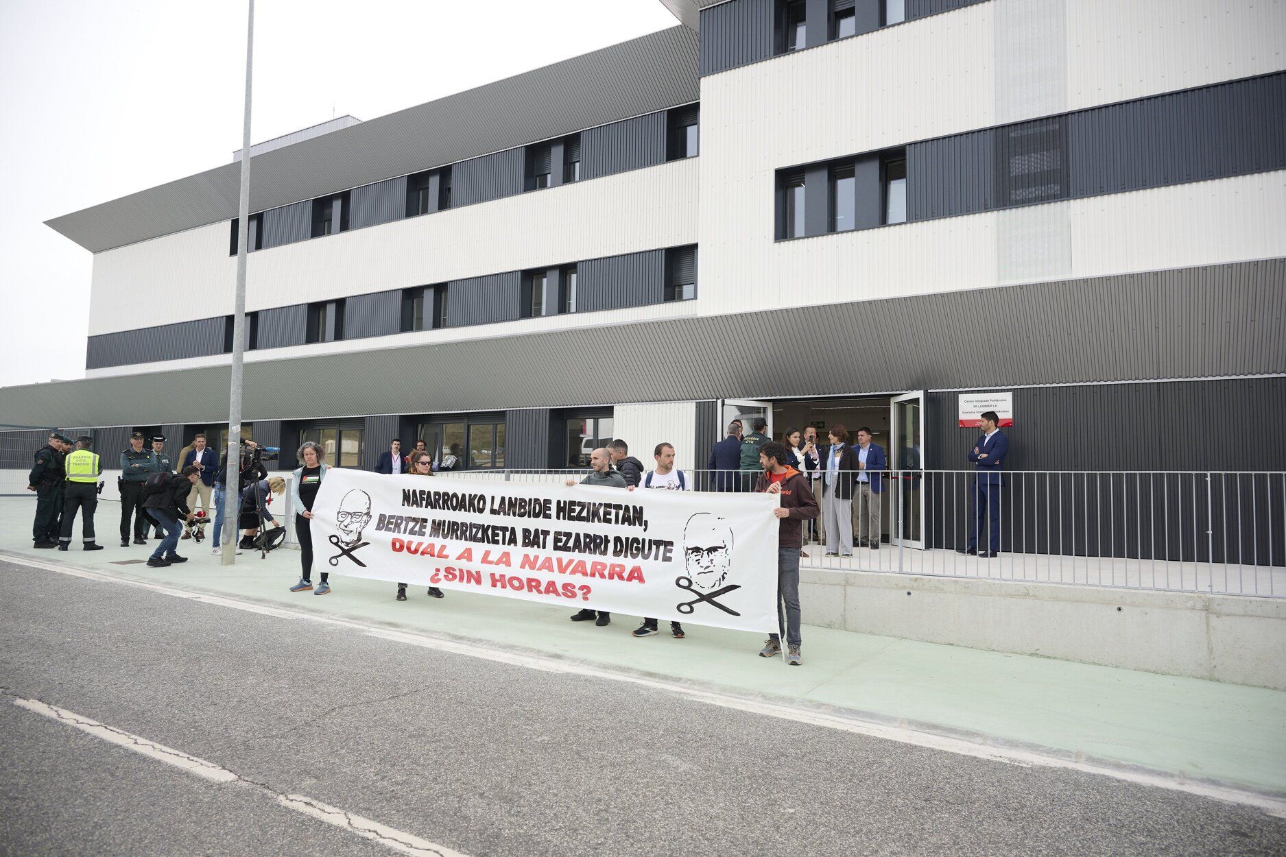 Fotos de la visita de la reina Letizia al CIP FP Lumbier IIP