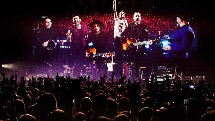 Vetusta Morla en su concierto de fin de año en el WiZink Center.