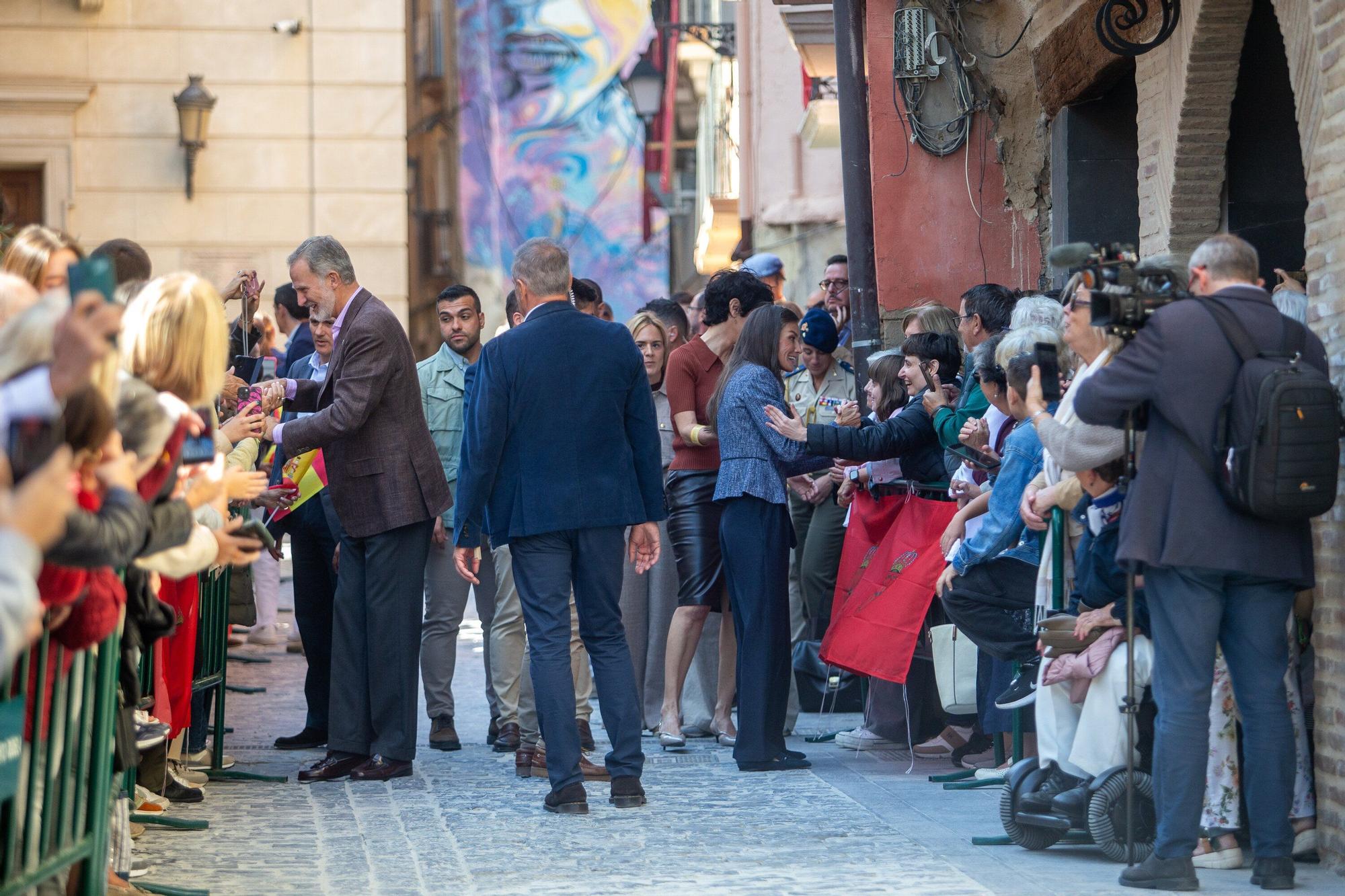 Fotos de la visita de los Reyes a Olite y Tudela