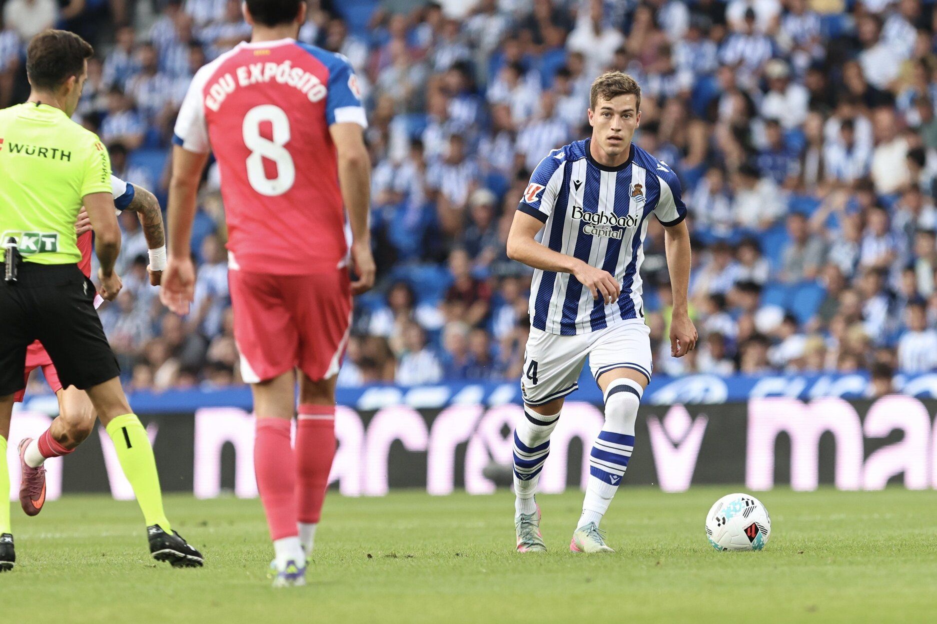 Partido loco en Anoeta de la Real Sociedad y el Espanyol