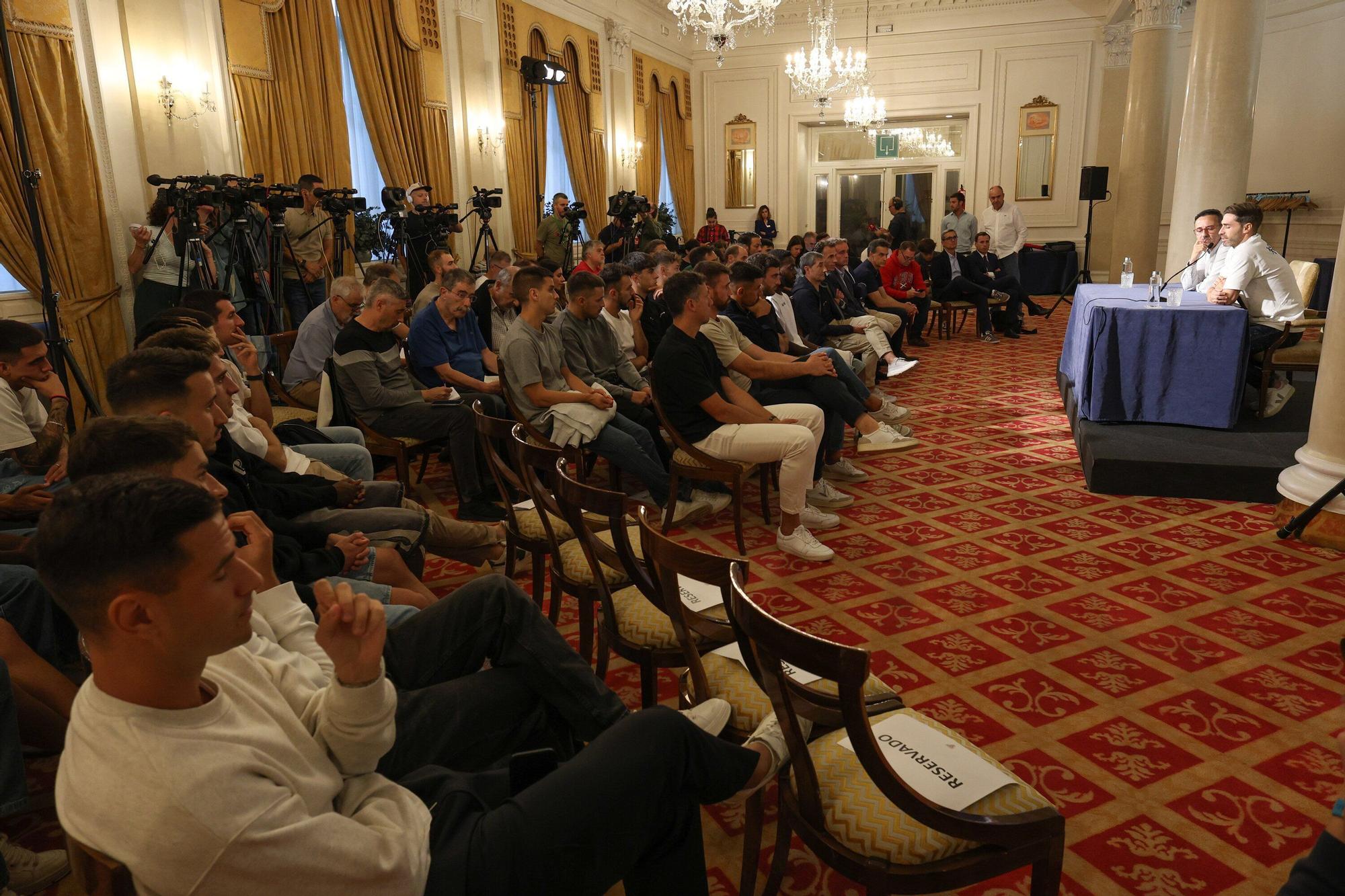 En imágenes: rueda de prensa de Yeray